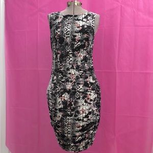 Thalia Sodi Rouged Bodycon Dress